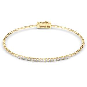 Round Brilliant Cut Laboratory Grown Diamond Tennis Bracelet