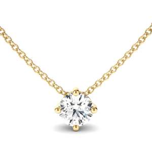Round Brilliant Cut Diamond Necklet