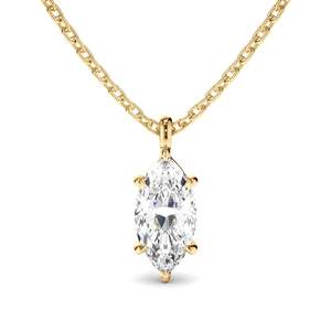 Pendants: Marquise Cut Diamond Pendant