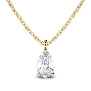 Pear Cut Diamond Pendant