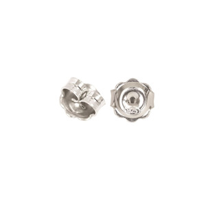 Sterling Silver Jewellery: Silver Silver Heavy Weight Butterfly Earring Backs (Pair)