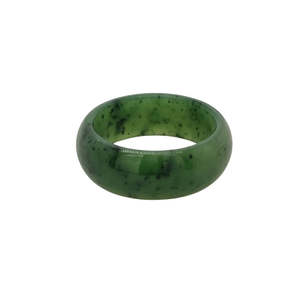 Wide Pounamu Ring