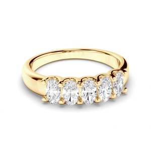 Diamond: Oval Cut Diamond Anniversary Ring
