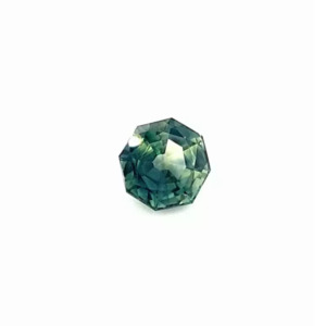 Sapphire: 0.97ct Octagonal Natural Blue Green Australian Sapphire (Loose)