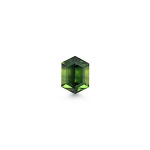 Sapphire: 1.73ct Fancy Green Elongated Hexagon Australian Sapphire (Loose)