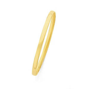 9k Yellow Gold Half Troy Ounce Bangle