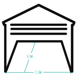 "Standard Sized" Single Garage (19.5m2)
