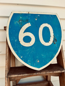 Vintage NZ State Highway Shield Sign The Vintage Room