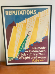 Vintage 1920's US Motivational Poster The Vintage Room