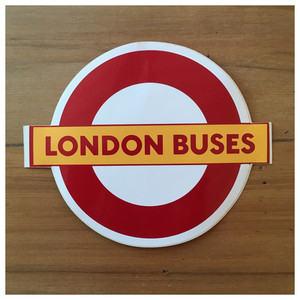 Original London Transport Bus Stickers The Vintage Room