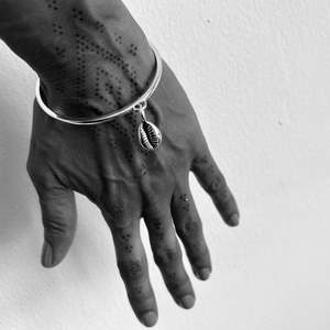 Made To Order: Cowrie Divine single shell bangle/ made to order