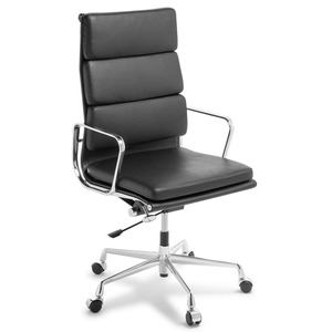 Eden Office Chairs: EDEN Eames Soft Pad Leather Replica