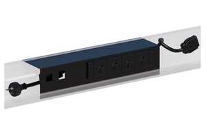 Cable Organizers: Under Desk Soft Wiring Set - Balance & Energy