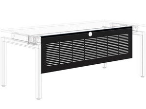 Slotted Metal Modesty Panel