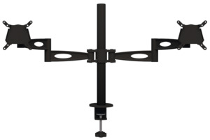 Dual Monitor Arms Mounts: Kardo Double Monitor Arm