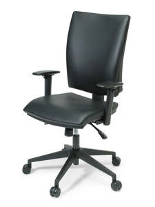 Executive Boardroom Chairs: Edge 3 High Back Leather Chair