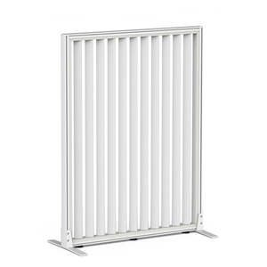 Studio Divide Floor Standing Screen 150 Degree Slat Angle