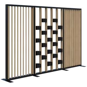Free Standing Screens: Connect Freestanding Angled Fin / Plant Wall