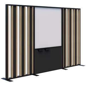 Connect Freestanding Acoustic Glazed Divider / Whiteboard