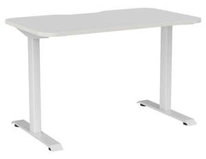 Haven Fixed Single Sided Desk - Scallop & Radius