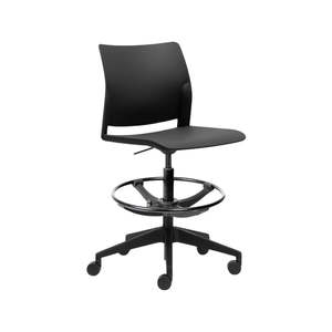 Lab Stools Drafter Chairs: Solid Back Drafter Chair
