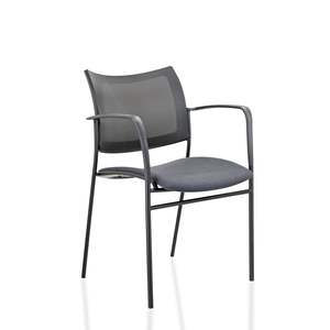 Visitor Chairs: Sleek Mesh Back Visitor Chair