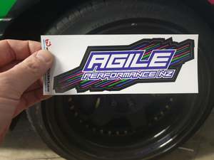 Merchandise: Agile Performance NZ stickers