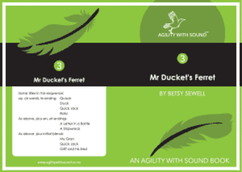 Products: Book 3-12 'Mr. Ducket’s Ferret' - Agility With Sound