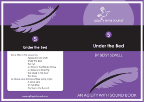 Products: Book 5-05 'Under the Bed' - Agility With Sound