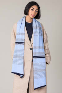 Scarves: Cashmere 3 Stripe Scarf
