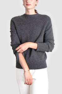 Womens Essential Cashmere Crew Neck Jumper