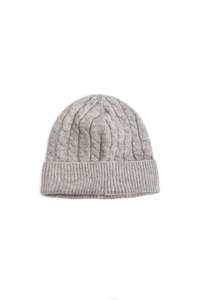 Accessories: Cashmere Cable Beanie