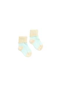 Accessories: Colour Block Organic Cotton Baby Socks