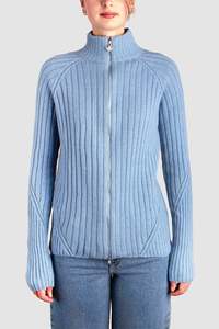Womens Nimbus Ribbed Full Zip Jacket