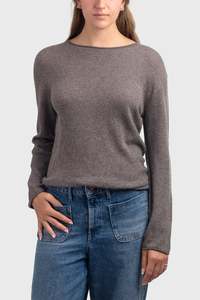 Womens Knitwear: Cashmere Long Sleeve T-Shirt