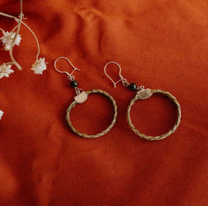 Jewellery: Pounamu Ahi Hoops