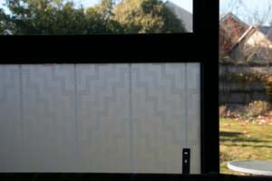 Poutama Frosted Window Film