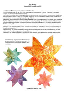 Aho Kainga: Free Aho Matariki Printable