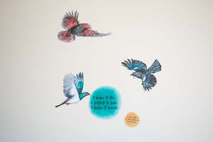 Homepage Feature: Manu + Whakataukī Wall Decal Set