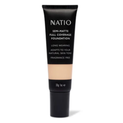 NATIO Semi-Matte Full Coverage Foundation Vanilla 40g