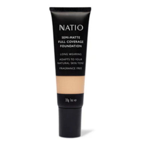 NATIO Semi-Matte Full Coverage Foundation Nutmeg 40g
