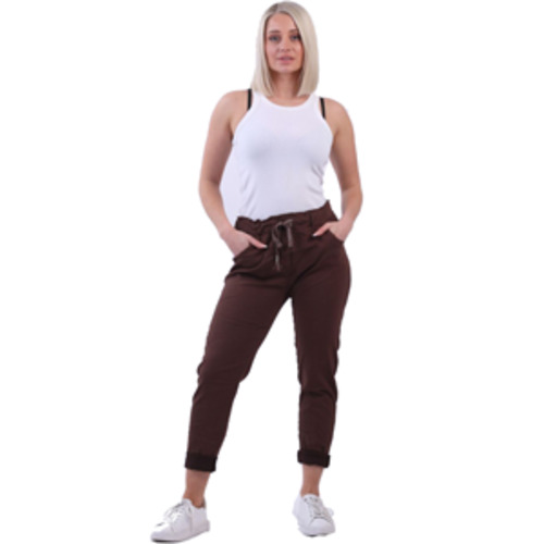 Gifts Accessories: BEAU Riley Trousers Chocolate