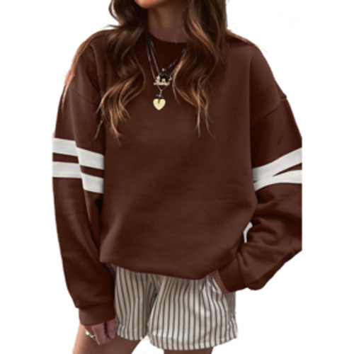 Gifts Accessories: BEAU Varsity Sweater Chocolate Sml