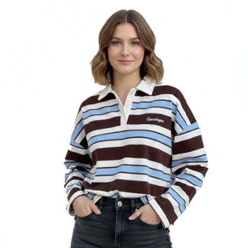 Gifts Accessories: BEAU Copenhagen Striped Sweatshirt Blue