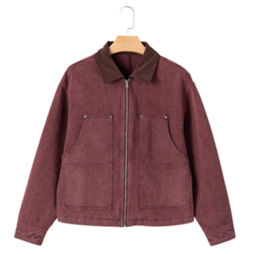 Gifts Accessories: BEAU Linden Cord Jacket Wine
