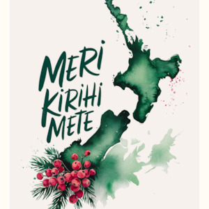 card: Meri Kirihimete Christmas Card
