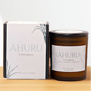 Scented Candles Nz: Relaxing Lemongrass Soy Candle