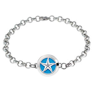 Aromatherapy Jewelry Nz: Star Fish Aromatherapy Diffuser Bracelet