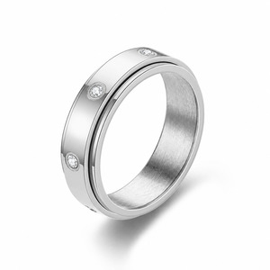 All: Eternity Fidget Ring ( Silver / Rose Gold)