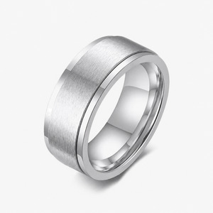 All: Silver Band Fidget Ring
